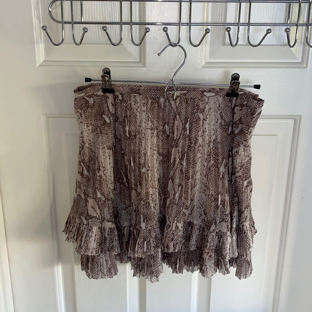 Snakeskin Print Banana Republic Skirt, Size 6